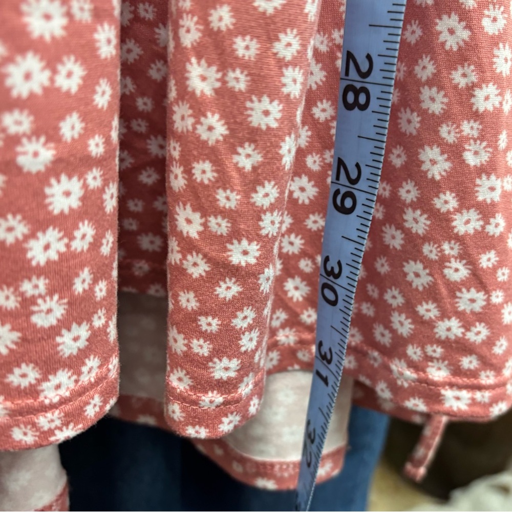 Hollister wrap style jersey dress with floral print, medium - Picture 7 of 10